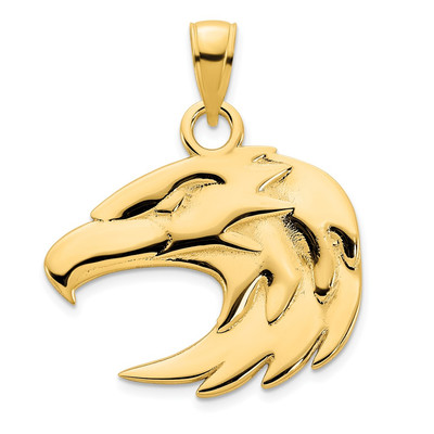 14k Gelbgold Adler Anhänger