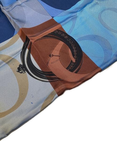 Cartier                    Clock-patterned silk s… - image 6