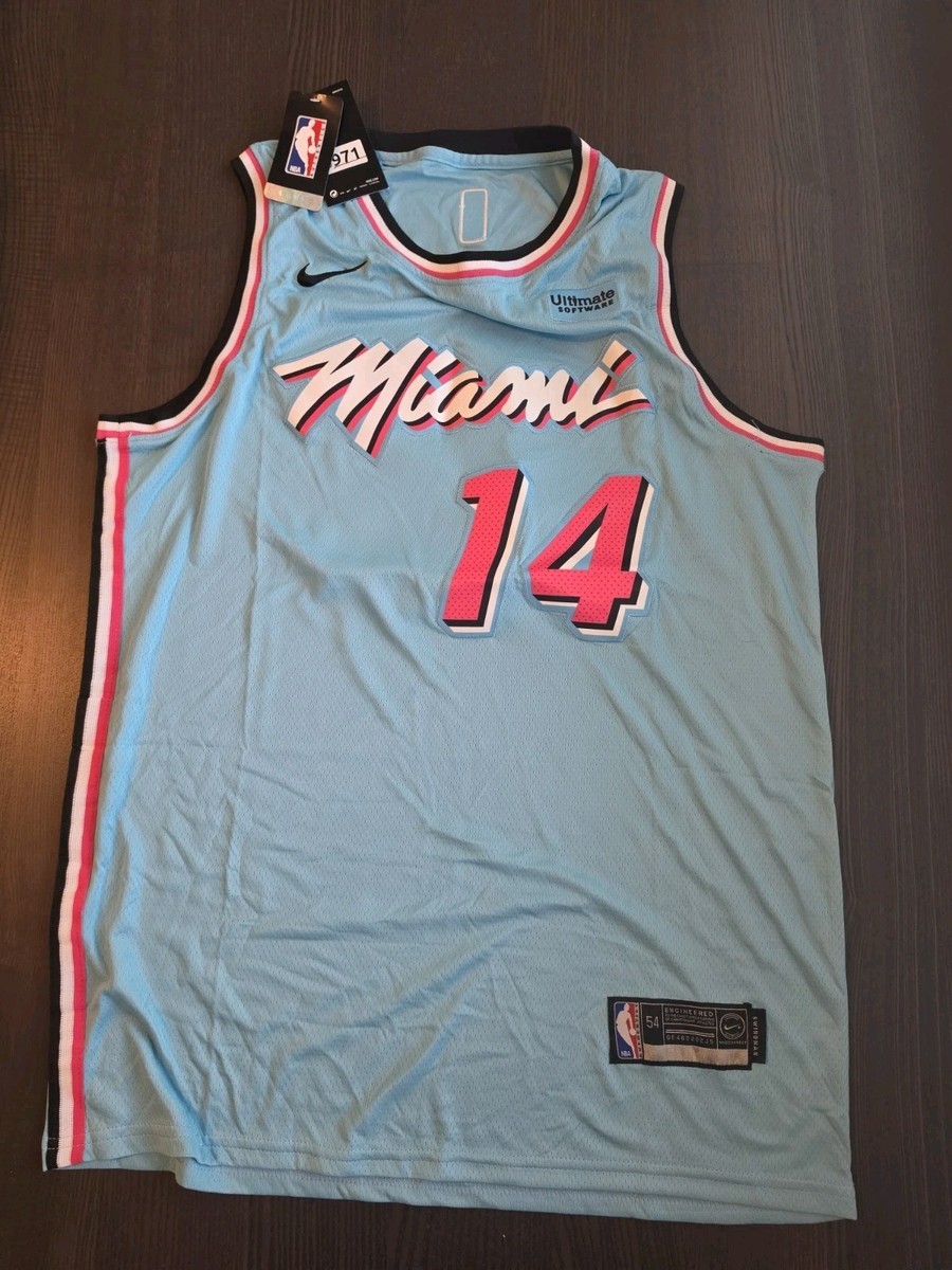 NBA Stores Miami Heat Light Blue Tyler Herro Nike Dri-Fit Jersey