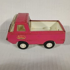 Tonka Pickup Truck 1970's Pink Pressed Steel