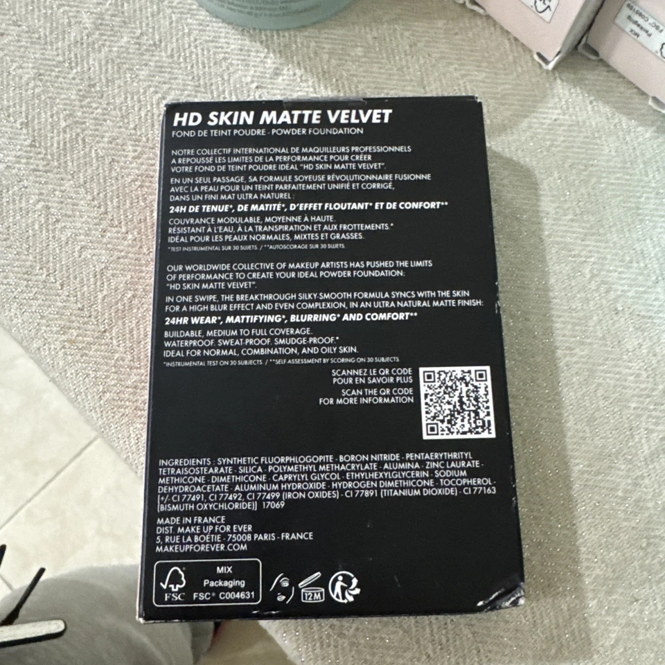 Make Up For Ever HD Skin Matte Powder Foundation - 2N26 Sand - 0.38 oz - Image 2 of 2