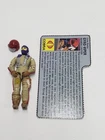 1987 Gyro Viper V1 GI Joe Figure 100% Complete w/ File Card Cobra Mamba Pilot #2
