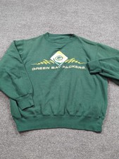 Vintage Green Bay Packers Sweatshirt Mens 2XL Green 90s NFL Logo 7 USA