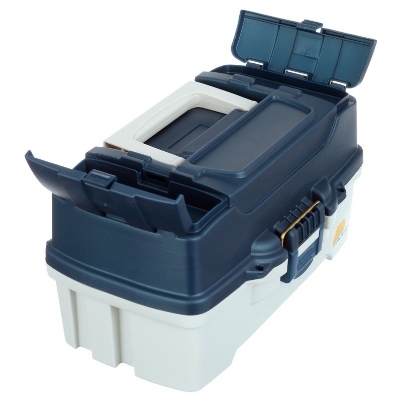 Two-Tray Cantilever Tackle Box Fishing Organizing Storage Durable Carry  Handle | eBay