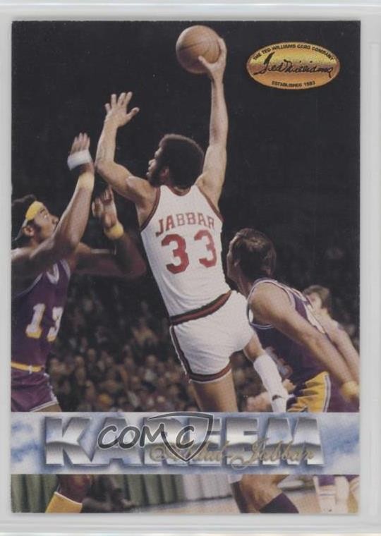 1994-95 Ted Williams Card Company Kareem Abdul-Jabbar #KAJ3 HOF 7sw