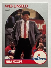 1990-91 NBA Hoops #331 Wes Unseld Washington Bullets