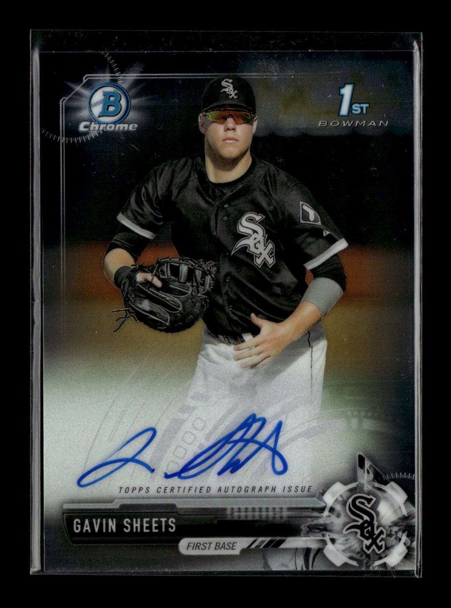 Gavin Sheets 2017 Bowman Draft Chrome Autographs #GS Auto