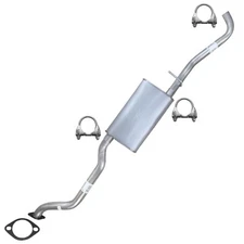 Stainless Steel Intermediate Pipe Muffler Exhaust Kit fits: 09-17 Traverse 3.6L