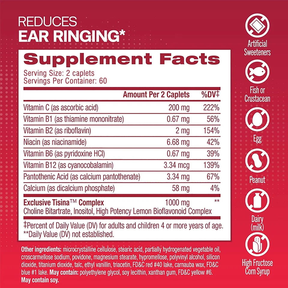 Flavonoids Capsules 1000mg -Tinnitus Relief Formula, Ear Health, Hearing Support - Image 2 of 4