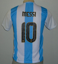 Lionel Messi #10 Argentina Adidas 2022 FIFA Soccer Champions Jersey Men Small