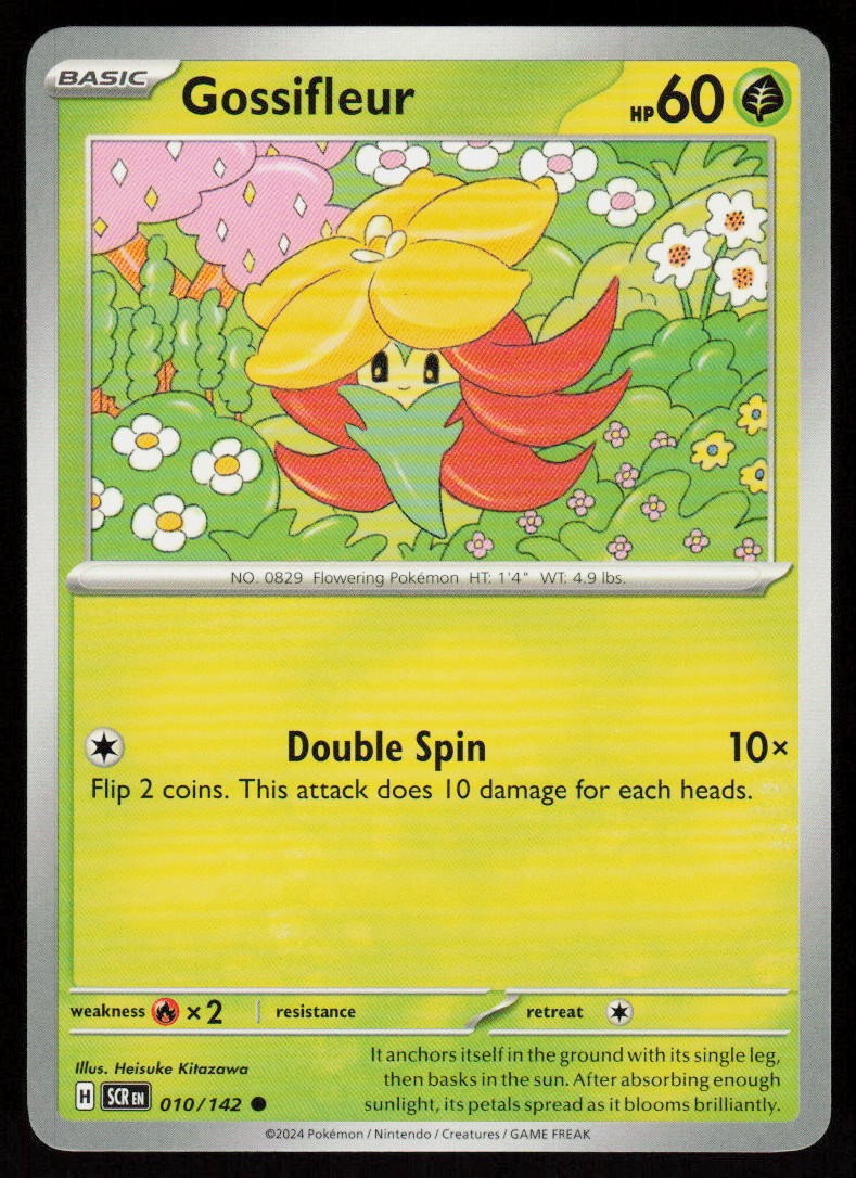 Gossifleur 10/142 Common Stellar Crown Pokemon Near Mint