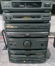 Vintage Akai MX-520 Mini Stereo Component System - Tested Working No Speakers