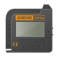 168Max Digital Battery Tester Detector Capacity Volt Checker for AAA AA 9V
