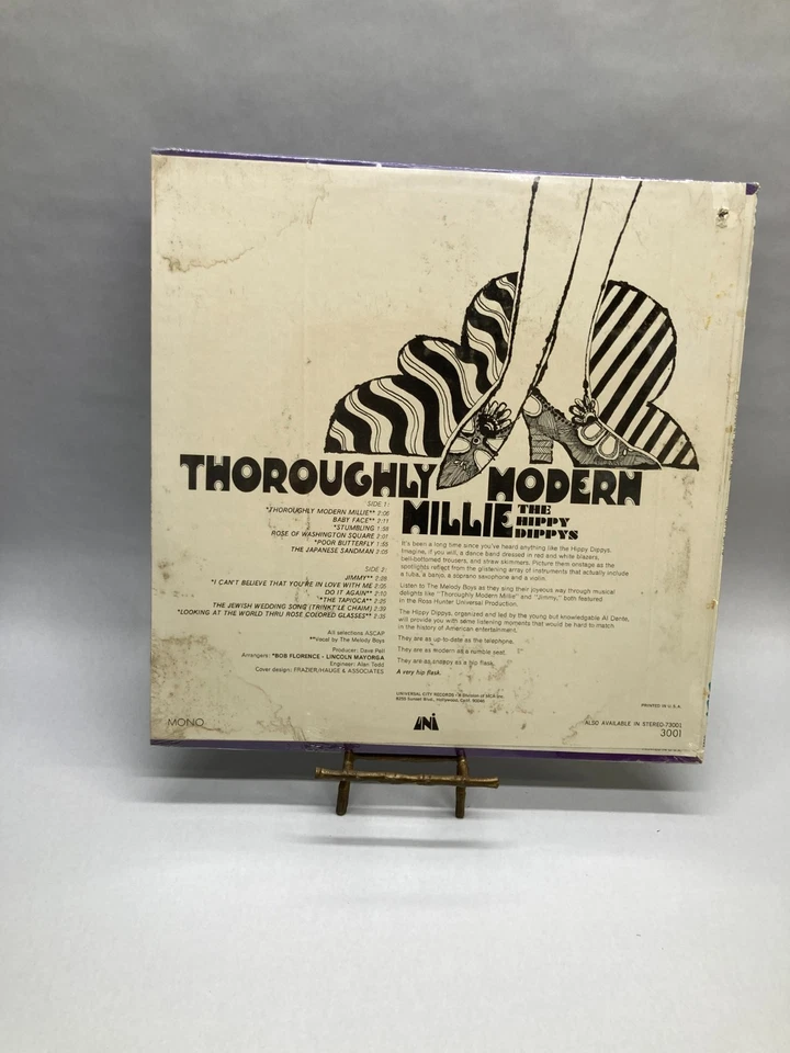 The Hippy Dippys Thoroughly Modern Millie Vintage Vinyl LP 1967 UC Record 3001 - Image 3 of 4