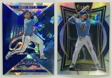 2025 PANINI CRUSADE BLUE CRACKED ICE & 2025 SELECT SILVER PRIZM - BOBBY WITT JR