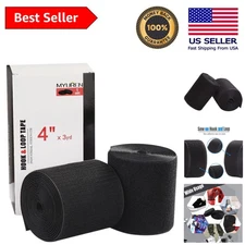 Durable 4-Inch Sew-On Nylon Hook and Loop Tape - Perfect for DIY Projects