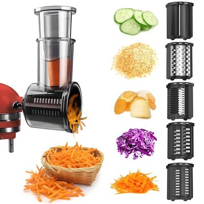 Stainless Steel Slicer Shredder Attachments Compatible with Kitchen Stand Mix...