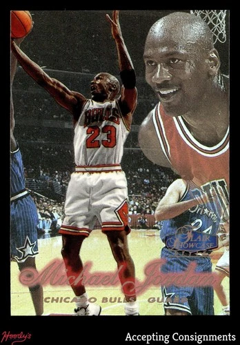 1997-98 Flair Showcase Row 2 #1 Michael Jordan BULLS HOF