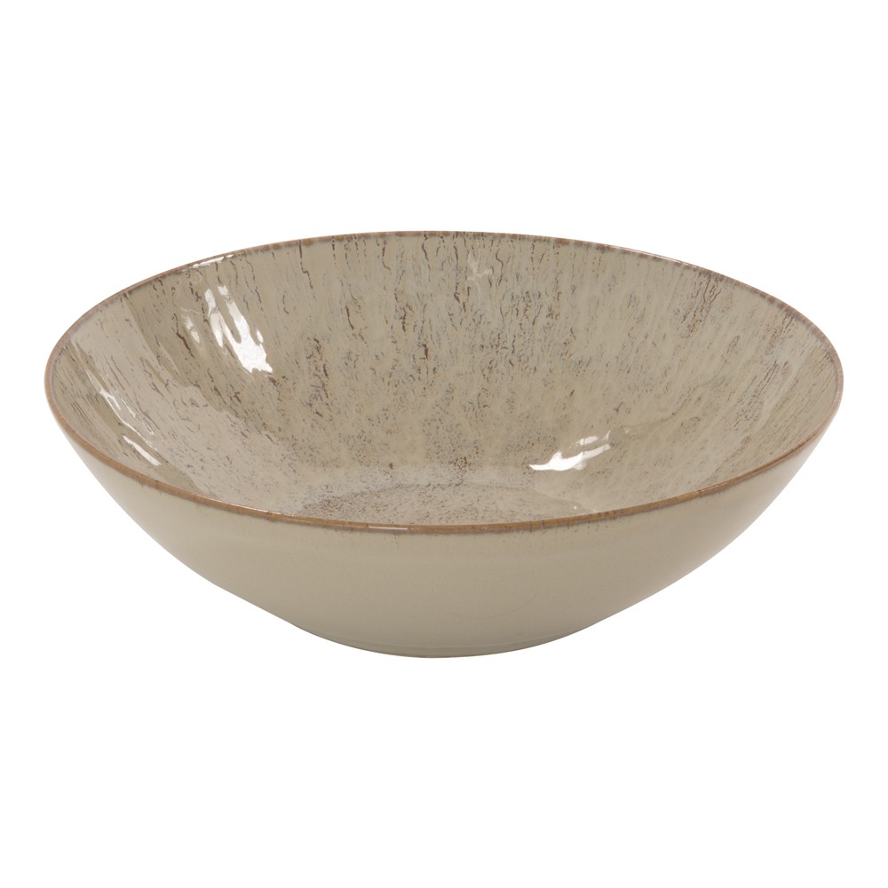 Non Communiqué Beige Saladier Akaris 24 Cm - Table Passion - Crème / Ivoire - Grès - Image 2