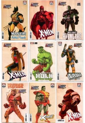 MARVEL vs CAPCOM Bengus SET 2025 Wolverine & Kitty Pryde #1  X-Force #10 More