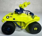 Vintage G.I. Joe 1990 Hasbro Badger Green Vehicle INCOMPLETE READ!