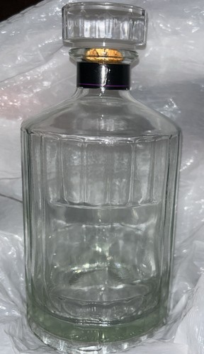 Hibiki Suntory Whisky Japanese Harmony Empty decanter Bottle No Label Free Ship