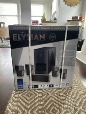 Elysian Audio Surround Sound Speakers Model 2: 6 Piece Smart Surround Sound New