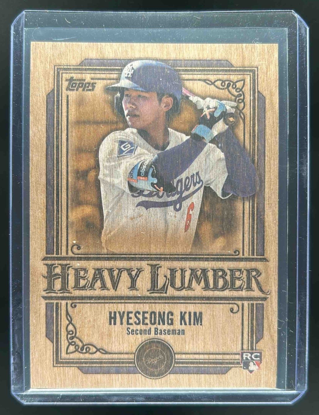 2025 Topps Update Hyeseong Kim Heavy Lumber RC Rookie SSP #HL-65 Dodgers