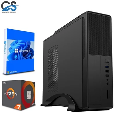 COMPUTER SPECIALIST LTD Computadora de escritorio PC de oficina Ryzen 7 5700G 64 GB RAM 2 TB NVMe SSD Windows 11 Pro
