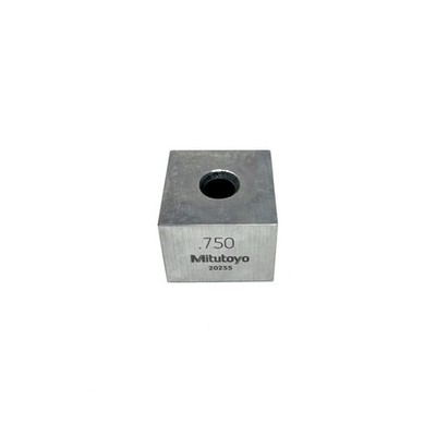 Mitutoyo .750 Setting Master Block Gage   Precision Calibration Standard   20255