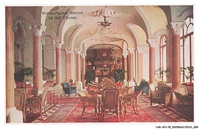 CAR-AFIP8-0452-06 - Menton - Winter Palace - Die Eingangshalle