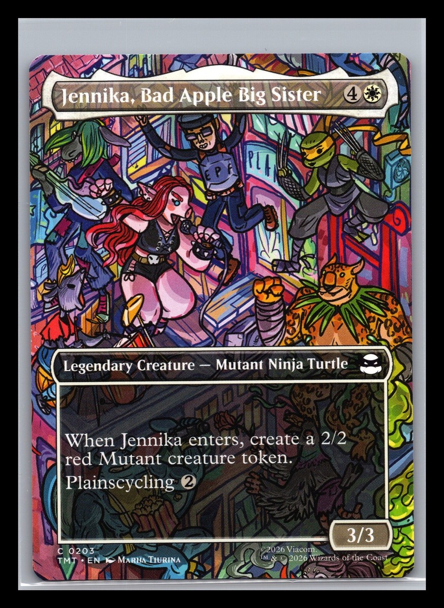 MTG - Ninja Turtles #0203 Jennika, Bad Apple Big Sister Borderless