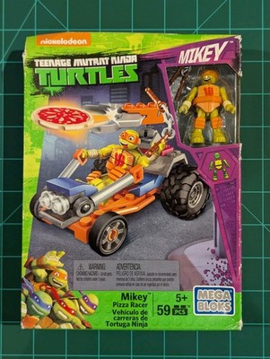Mega Bloks Mikey Pizza Racer Teenage Mutant Ninja Turtles 59 Piece Building Set 