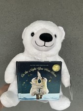 On The Night You Were Born Soft White Polar Bear 11 Plush Stuffed Animal Toy