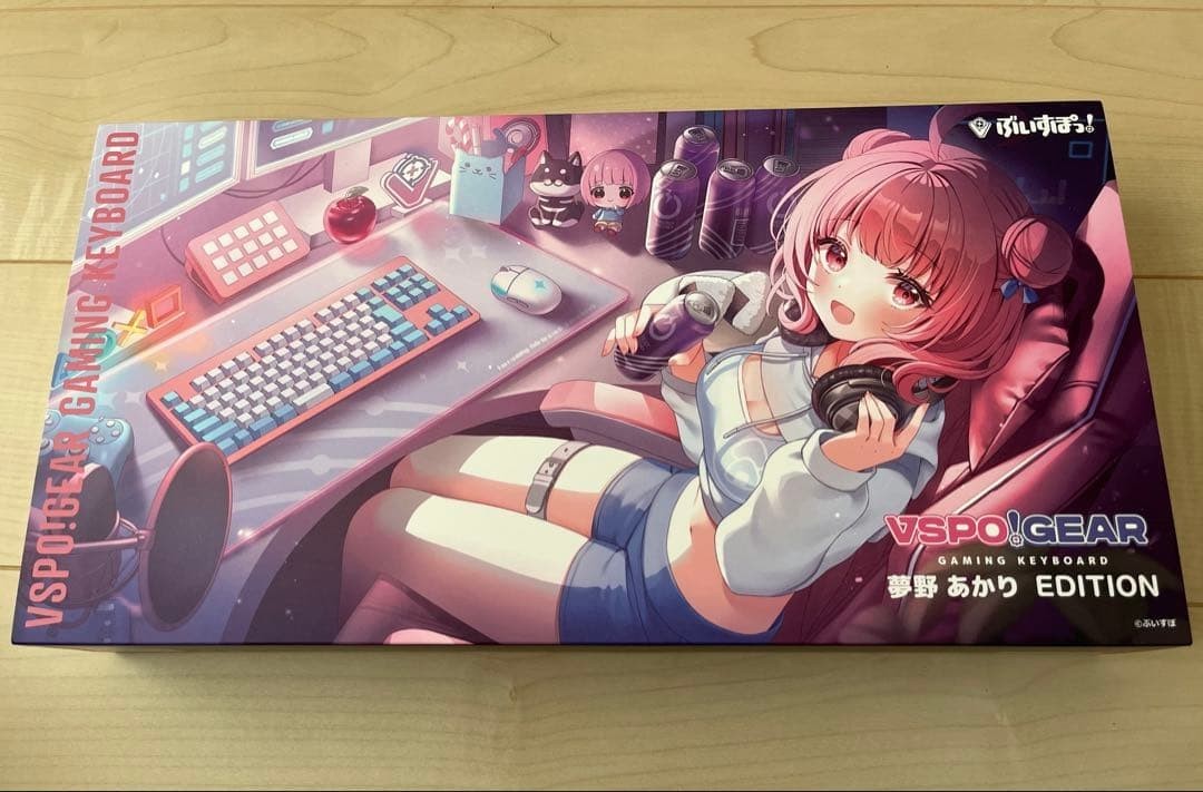 Vspo Gear Gaming Keyboard Akari Yumeno Edition Virtual YouTuber