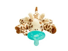 Philips Avent Soothie Snuggle Pacifier with Stuffed Animal for Babies 0-3 Months