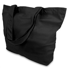 1-Pack Super Strong Large 12oz Cotton Canvas Tote Bag, Reusable Grocery Shopping