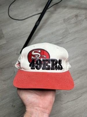 VINTAGE San Francico 49ers Hat Cap Snap Back Adult White Pro Line Apex One Men's
