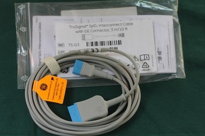 Original GE CareFusion TS-G3 TruSignal SpO2 Verbindungskabel Extension Cable NEU