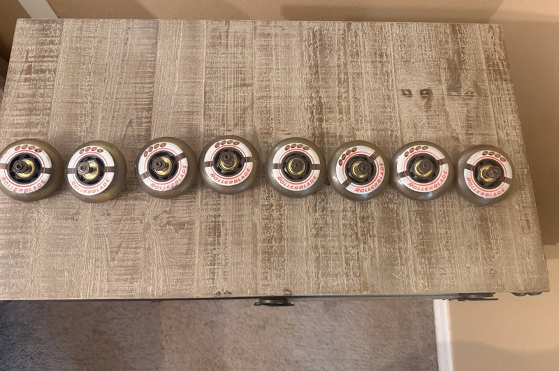 Rollerblade Rollerblade Inline Skate Wheels Lot Set of 8