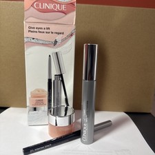 3 Pcs Clinique Give Eyes A Lift Set Mascara Eyeliner Eye cream, NIB