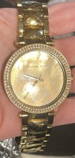 Michael Kors MK6425 Parker MOP Dial Gold Tone Stainless Steel Women's Watch