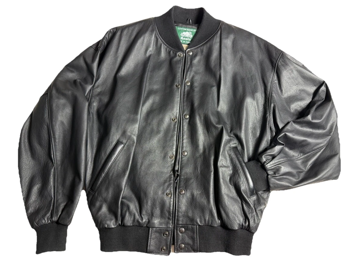 roots leather jacket products for sale | eBay