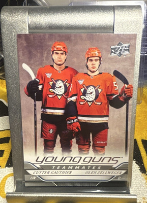 Upper Deck Series 2 Young Guns Teammates #498 Gauthier/Zellweger Rookie