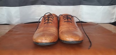 Bed Stu Footwear Cosburn men's brown leather dress shoes, US 10, good condition