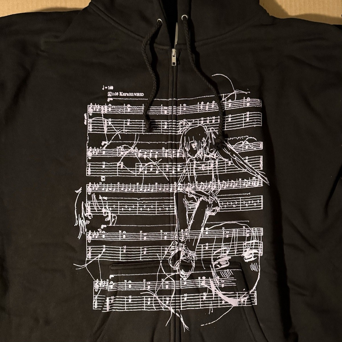 BRAND NEW Kuru Re:Wired Zip Up 2025 Tour Hoodie Size XL Lucy