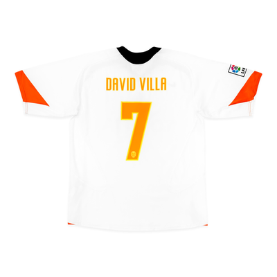 Nike Valencia CF 05/06 2005 2006 Home David Villa 7 L Men Adult