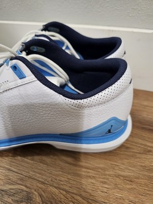 New Nike Air Jordan ADG 5 UNC Leather Golf Shoes Blue FQ6642-104