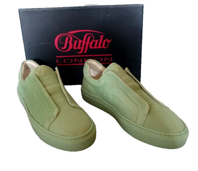 BUFFALLO Sneaker Leder Halbschuhe mint Gr.41 Neu mit Karton