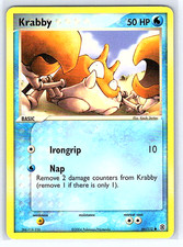 Krabby 66/112 Fire Red & Leaf Green MP Pokemon Card